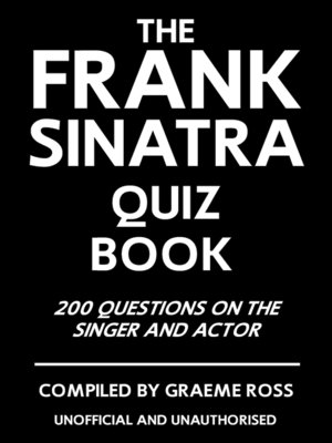 cover image of The Frank Sinatra Quiz Book